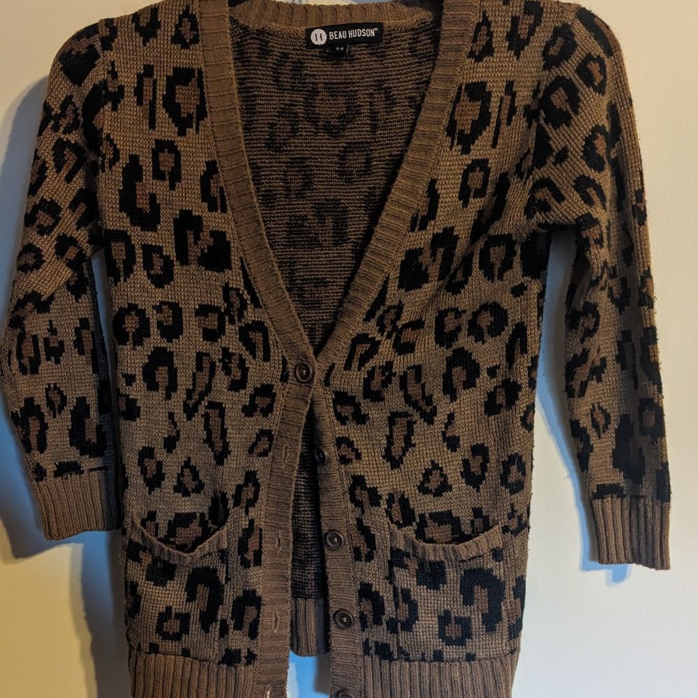 Beau Hudson animal print sweater size 5-6